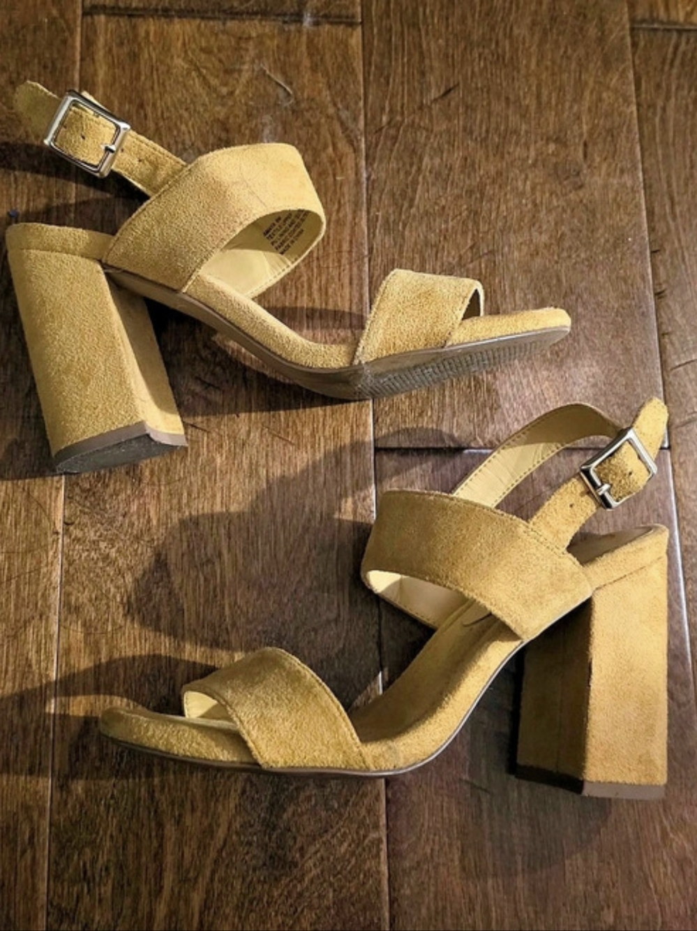 francesca's AMAYA Block Heel Sandals in Brown US 6M